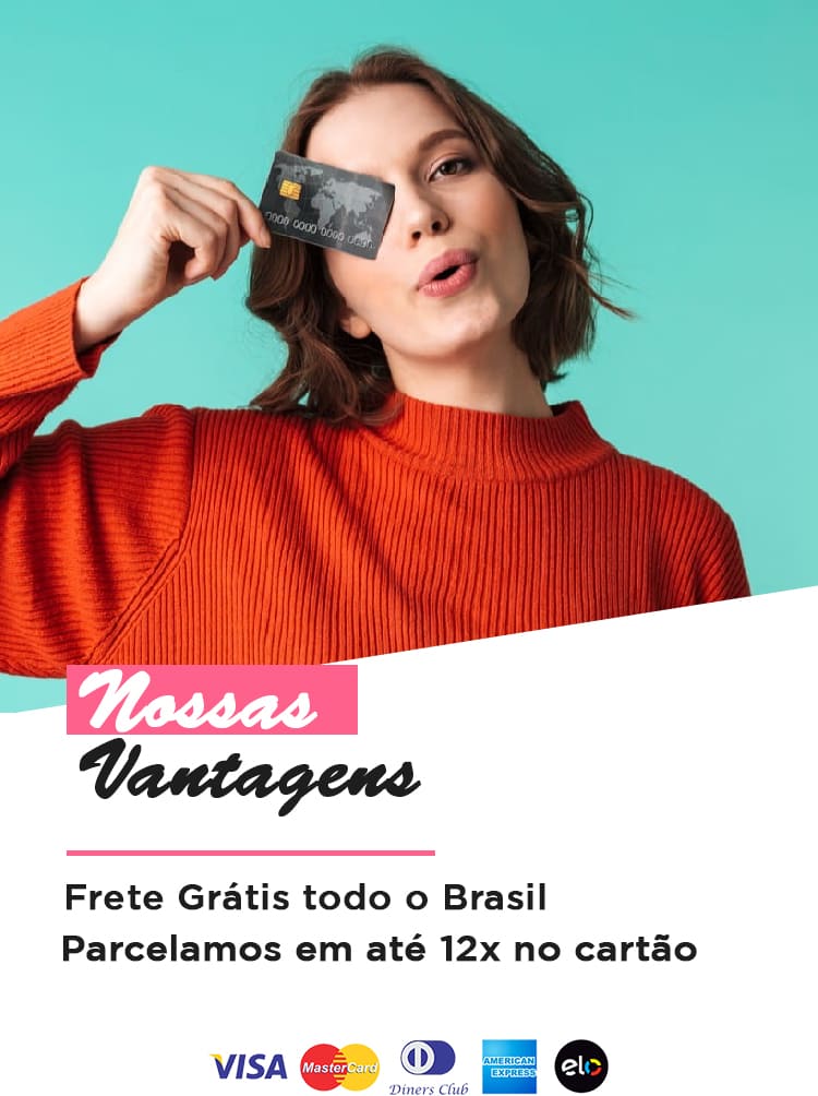 New Face Brasil Vantagens Frete Grátis Parcelamento 12x no Cartão Formato Mobile